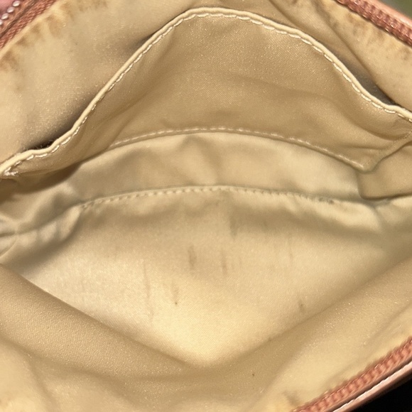 COACH Park Saddle Brown Leather Wristlet Clutch - Picture 13 of 16